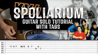 Spoliarium  Eraserheads  Guitar Solo Tutorial with tabs [upl. by Ennaylloh]