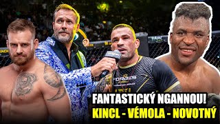 Týždeň V klietke KDE BOL PROBLÉM Vémola a Novotný reagujú na Kincla  FANTASTICKÝ NGANNOU [upl. by Aihsened400]