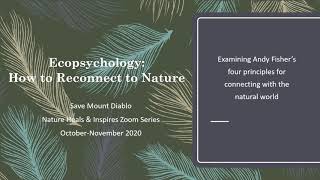 Ecopsychology and How to Reconnect with Nature with Darlene Derose Part 1 [upl. by Ingra]