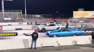 Superstock vs Big Tire 500 cubic inch mopar [upl. by Yecam]