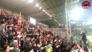 Rb Leipzig vs Greuther Fürth  Away Support  Trolli Arena 12122014 [upl. by Weber]