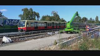 Dresdner Bahn Richtung Blankenfelde über Mahlow Säntisstrasse Sep 2023 [upl. by Pinchas63]