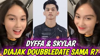 DYFFA amp SKYLAR DIAJAK DOUBLLE DATE SAMA R7 [upl. by Annay712]