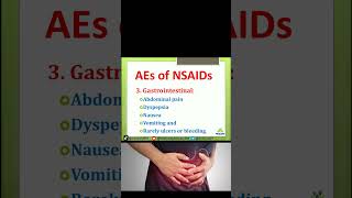 Antiinflammatory NSAIDs Drugs Adverse Effects Side Effects of NSAIDs Pharmacology pharmacist [upl. by Anayrb222]