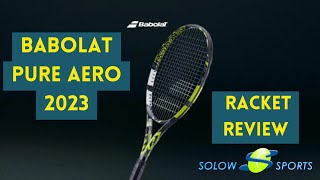 Babolat Pure Aero 2023 Tennis Racket Review [upl. by Hanser]