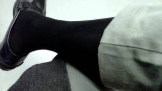 VID2013032400198 Dress socks and Sebago loafers Size EU 45 US 11 [upl. by Hafler]