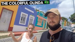 THE COLORFUL BRAZILIAN CITY OF OLINDA 🇧🇷 RECIFE BRAZIL  COVID 19 TRAVEL [upl. by Hitt124]