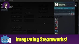 Integrating Steamworks With Godot 41 [upl. by Urion]