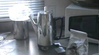 Coffee percolator from 1966 still in use 2010 [upl. by Gerhardt]