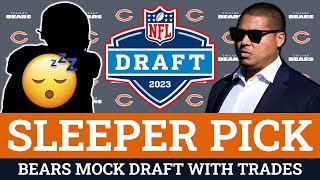 Chicago Bears Mock Draft Entering Week 17 Trade Down For SLEEPER 2023 NFL Draft Prospect [upl. by Icam]