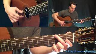 Classical Gas Guitar Lesson  Mason Williams  Part Four [upl. by Dallman]