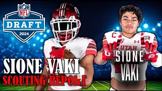 Sione Vaki Draft Profile I 2024 NFL Draft Scouting Report amp Analysis [upl. by Gayle744]