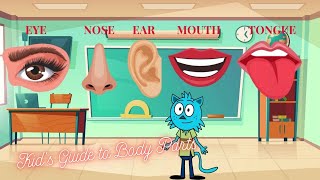 Learn Body Parts Eyes Nose Ears Mouth amp Tongue Fun [upl. by Izaak]