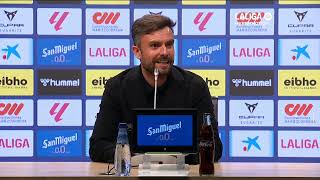 Rueda de prensa SD Eibar vs Albacete BP [upl. by Ijnek105]