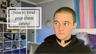 safe chest binding 101 [upl. by Teodor]