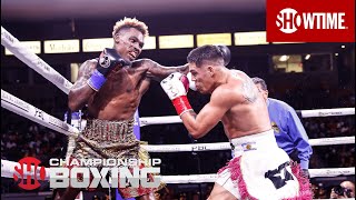 Jermell Charlo KOs Brian Castano With Power Left Hook In Round 10  SHOWTIME CHAMPIONSHIP BOXING [upl. by Gerson]