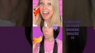 CHIPS you CAN EAT WITH BRACES ON  👀 ORTHODONTIST REACTS 🦷 Getting Braces on shorts [upl. by Edrock878]