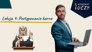 Lekcje WOSu Postępowanie karne  Matura 2024 [upl. by Eybba]