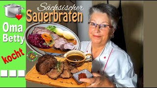 Sauerbraten sächsisch traditionell gut [upl. by Dwayne]