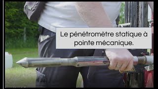 Le pénétromètre statique  pointe mécanique [upl. by Saalocin]