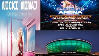 Nicki Minaj Concert Tour 2024  Glasgow Hydro Show  Pink Friday 2 World Tour [upl. by Saile]