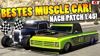 🏁🧐Bestes MUSCLE CAR Nach Patch 145🧐🏁SpeedRace Test GTA 5 Online After Hours Update DLC [upl. by Naus]