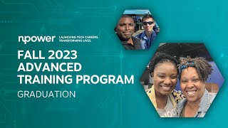 NPower Fall 2023 Advanced Training Programs Graduation [upl. by Nivri]