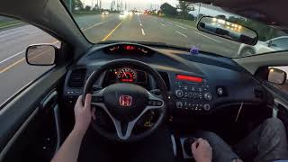 2009 Honda Civic Si Manual POV [upl. by Larret]