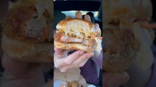 Katsu Bar Pork Sandwich katsu pork sandwich mukbang food asmr asmrsounds shortvideo eating [upl. by Russian]