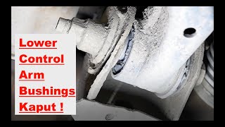 Lower Control Arm Bushing Noise Symptoms Testing [upl. by Shira]