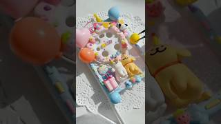 Puppys Birthday Decoden Phone Case decoden decodenphonecase diy kawaii cute foryou craft [upl. by Asuncion]