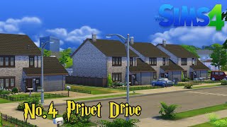 No 4 Privet Drive  The Sims 4  Video Tour  Harry Potter [upl. by Catherine]