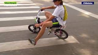 Joven murió tras chocar contra un bus cuando practicaba gravity bike  Teleantioquia Noticias [upl. by Frost661]