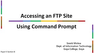 2 Accessing FTP Site via Command Line Interface [upl. by Ssac]