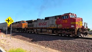 Catching a Glimpse The Elusive BNSF Warbonnet on Auto Duty [upl. by Notyep]