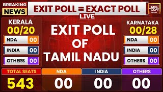 Tamil Nadu Exit Poll LIVE  Exit Poll 2024 LIVE  Lok Sabha 2024 Exit Poll  India Today LIVE [upl. by Ruyam]