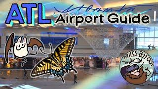 Getting Around Atlanta International Airport ATL  Complete Airport Guide and Tour [upl. by Ecinna]