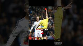 Sergio Ramos￼ red card in career☠️🥶 [upl. by Yzdnil]