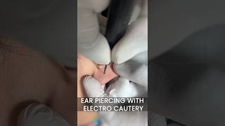 Ear Piercing without any pain at Skinaa Clinic viral shorts [upl. by Pentheas]