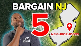 Top 5 BARGAIN Neighborhoods in New Jersey 2024🤯 Everything You Need to Know [upl. by Lachish]