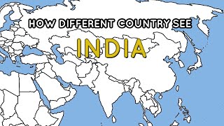 How Different Country See The Map Of INDIA [upl. by Elianore]