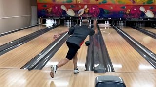 All bowling styles  Left handed right handed and 2 handed  in slow motion [upl. by Yenatirb]