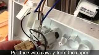 How to change the on off switch on a dishwasher Electrolux Zanussi [upl. by Jabin553]