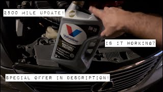 Does Valvoline Restore and Protect actually work 2500 mile update [upl. by Eatnohs]