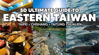 5Day Ultimate Guide to Eastern Taiwan— Taipei Chishang Taitung Hualien [upl. by Maisey]