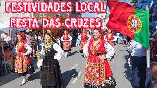 FESTIVIDADES LOCAL TRADIÇÕES E Cultura DOS PORTUGUESESFESTA DAS CRUZES EM NOSSO BAIRRO ❤️ [upl. by Chu]