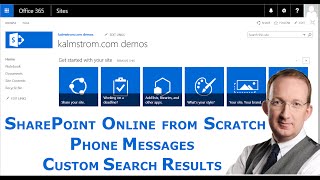 Show Search Results in Custom Web Part  SharePoint Phone Messages Automation 15 [upl. by Eecyal]