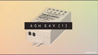 Lets Learn Casambi  How to install guide the Casambi TRIDONIC 4CH 24V 1 [upl. by Giddings]