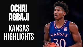 Ochai Agbaji Official Kansas Jayhawks Highlights [upl. by Secundas810]