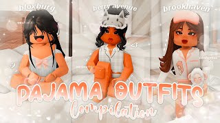 Pajama  Pyjamas Outfit Codes Compilation Berry Avenue Bloxburg amp Brookhaven RP roleplay [upl. by Kahlil]